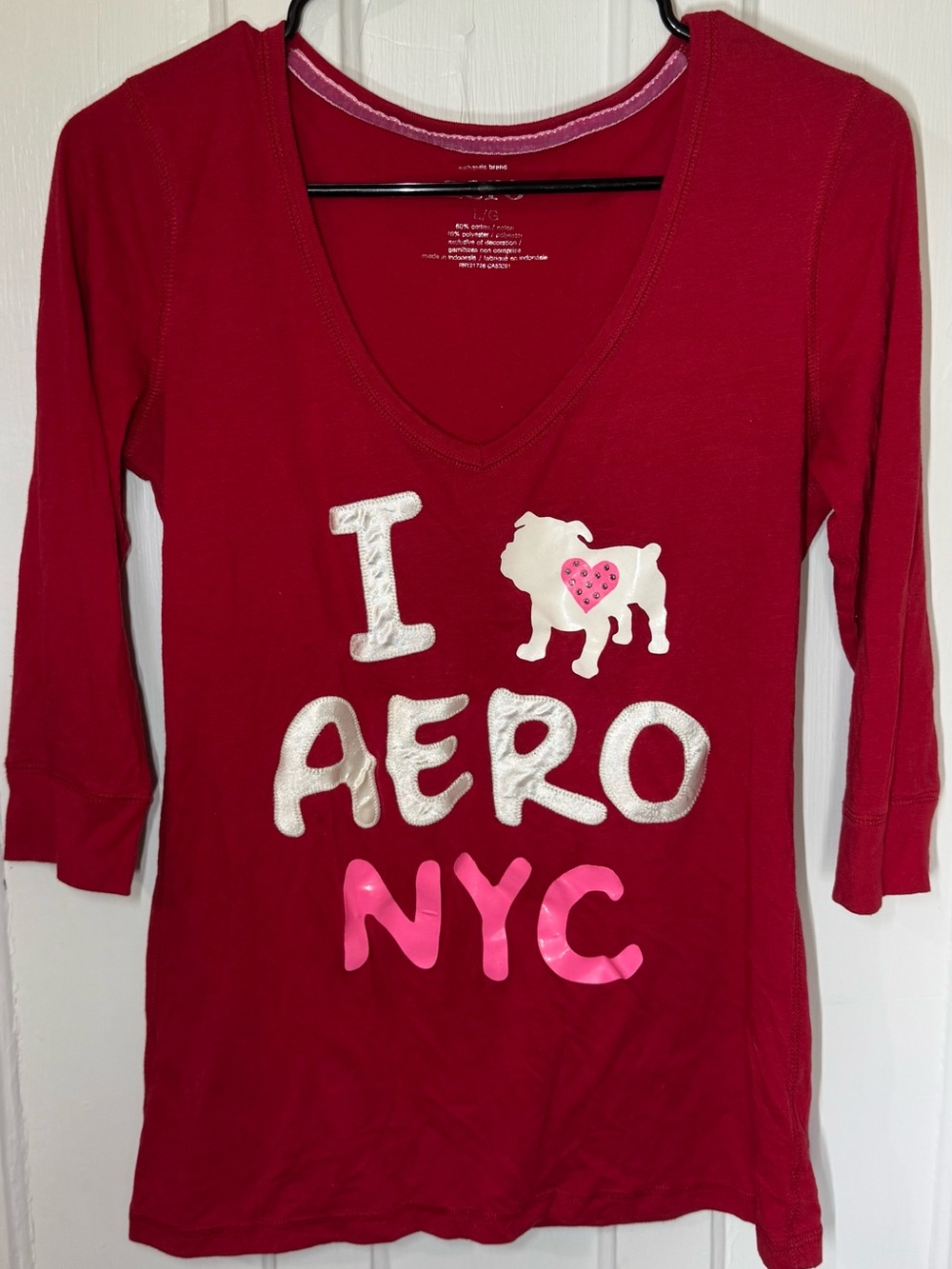 Vintage y2k Aéropostale 3/4-sleeve top